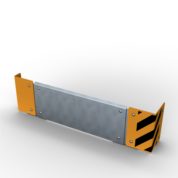 Modular framed board system | End piece for slatted board system | length: 240 mm, grid dimension: 250 mm